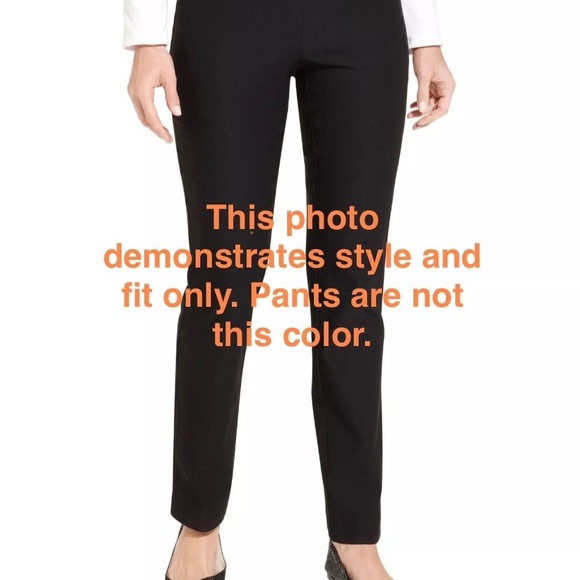 Ladies Dark Gray Plaid Pants - Picture 9 of 9